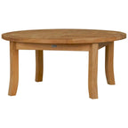 Table basse de jardin ronde en teck Chic Teak Italy, 99 cm