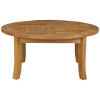 Table basse de jardin ronde en teck Chic Teak Italy, 99 cm