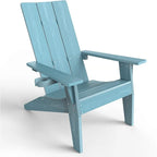 WINSOON Fauteuil Adirondack avec Porte-gobelet Tous Temps, Fabriqué en HIPS