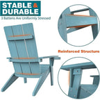 WINSOON Fauteuil Adirondack avec Porte-gobelet Tous Temps, Fabriqué en HIPS