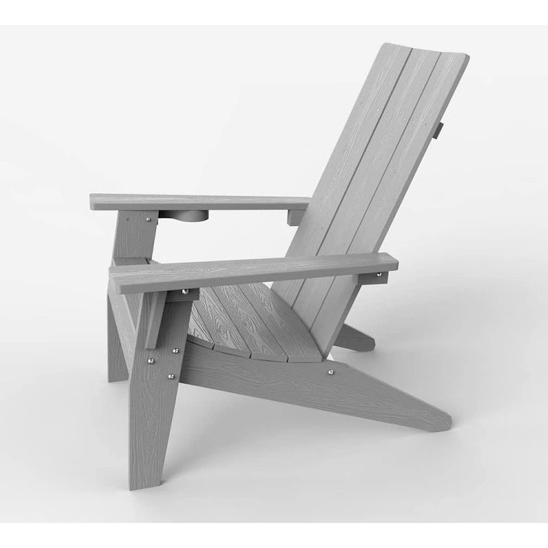 WINSOON Fauteuil Adirondack avec Porte-gobelet Tous Temps, Fabriqué en HIPS