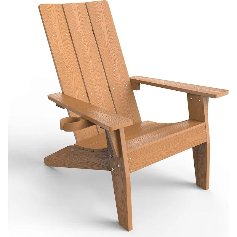 WINSOON Fauteuil Adirondack avec Porte-gobelet Tous Temps, Fabriqué en HIPS