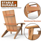 WINSOON Fauteuil Adirondack avec Porte-gobelet Tous Temps, Fabriqué en HIPS
