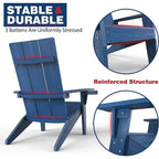 WINSOON Fauteuil Adirondack avec Porte-gobelet Tous Temps, Fabriqué en HIPS