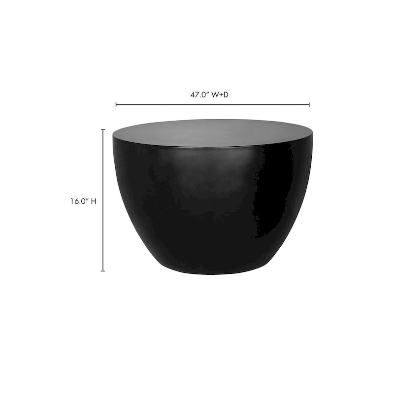 Table basse ronde moderne Aurelle Home Ina