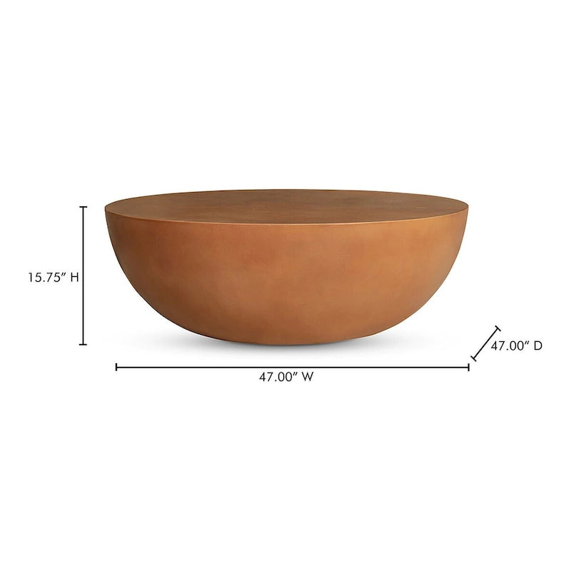Table basse ronde moderne Aurelle Home Ina
