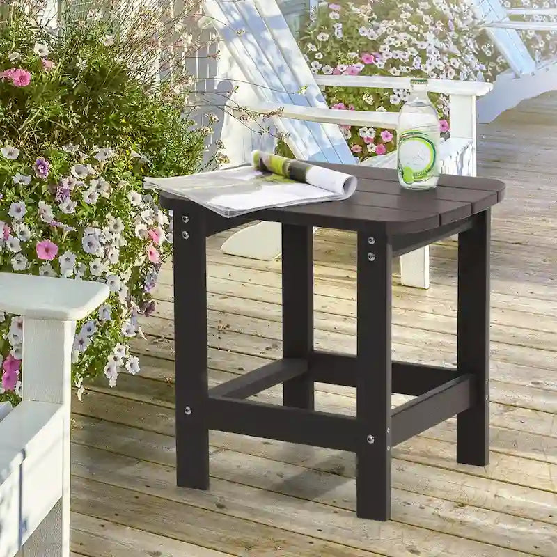Table d'appoint rectangulaire d'extérieur BONOSUKI toutes saisons Adirondack