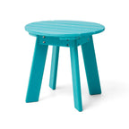 Ensemble de 3 chaises Adirondack pliantes en PEHD et table d'appoint Elm Plus pour patio extérieur