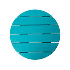 Ensemble de 3 chaises Adirondack pliantes en PEHD et table d'appoint Elm Plus pour patio extérieur