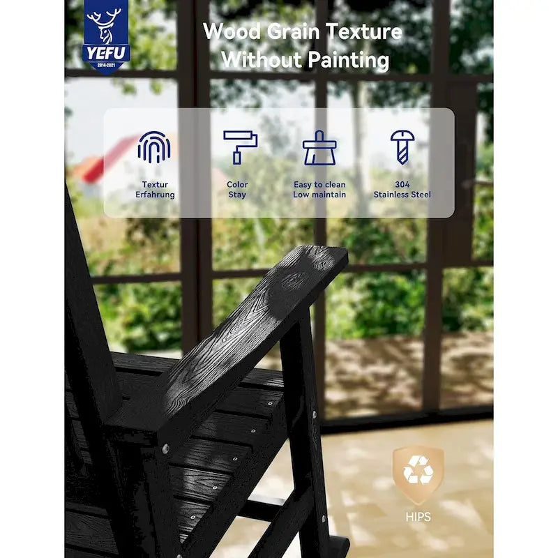 Fauteuil à bascule d'extérieur tout temps WINSOON