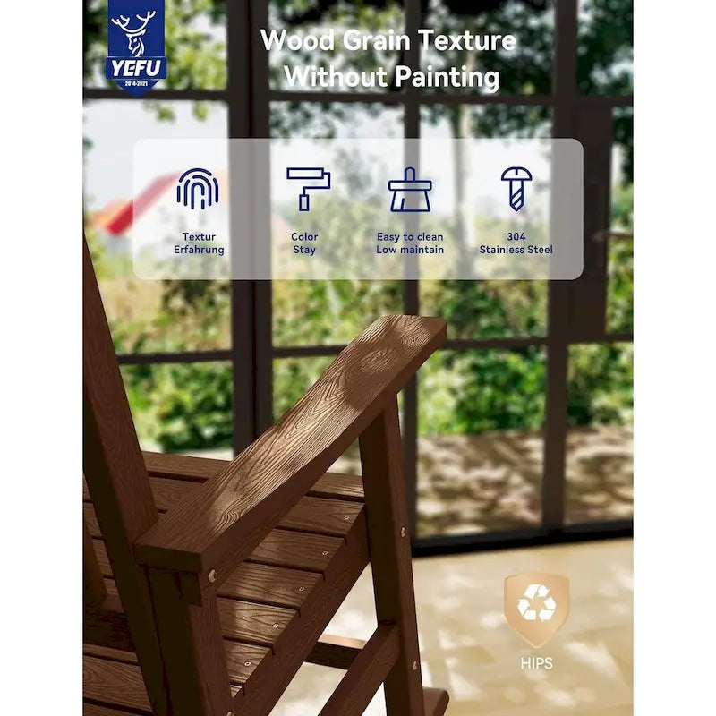 Fauteuil à bascule d'extérieur tout temps WINSOON
