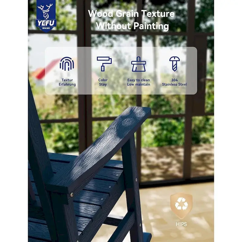 Fauteuil à bascule d'extérieur tout temps WINSOON