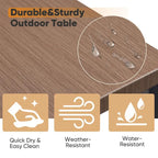 Table basse de jardin