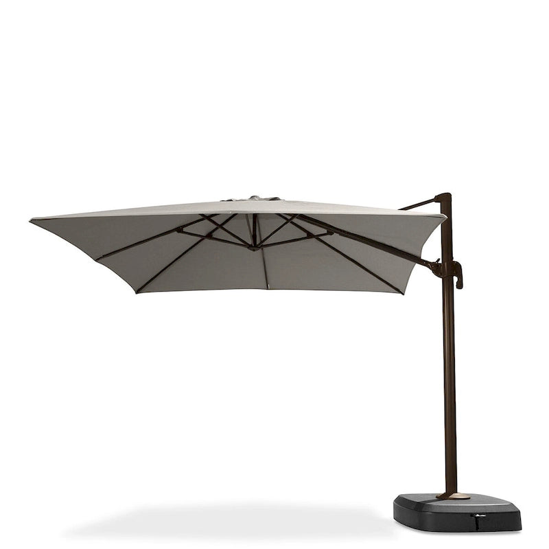 Ensemble de salle à manger et salon d'extérieur sectionnel 9 pièces Portofino Comfort Sunbrella avec parasol