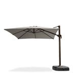 Ensemble de salle à manger et salon d'extérieur sectionnel 9 pièces Portofino Comfort Sunbrella avec parasol