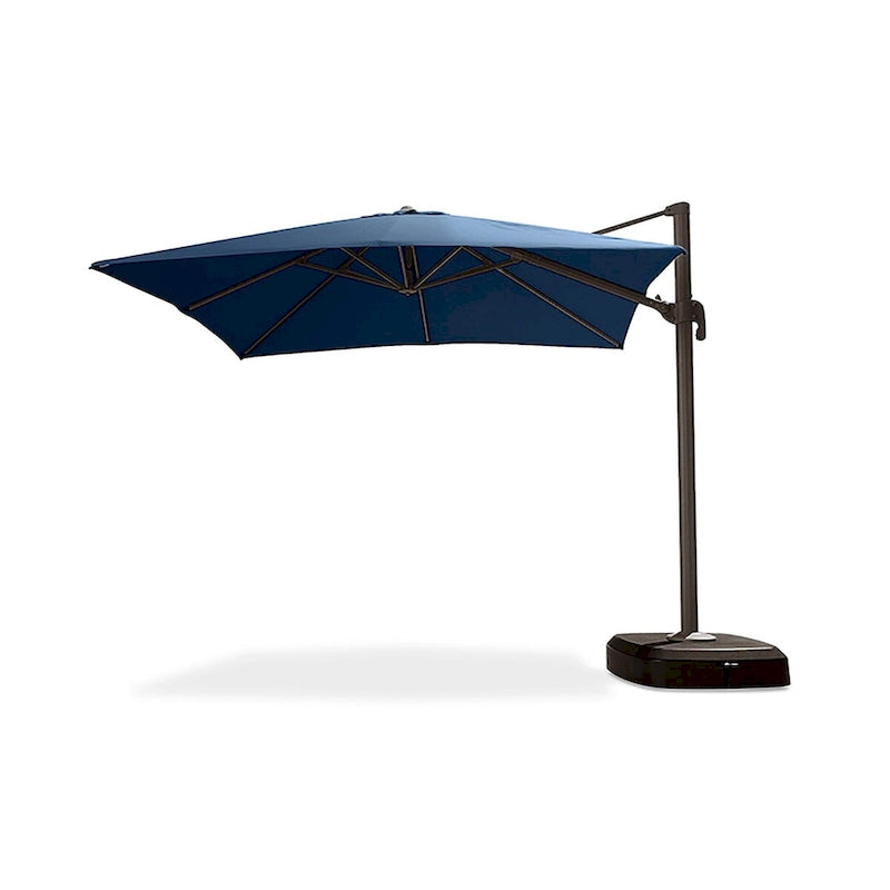 Ensemble de salle à manger et salon d'extérieur sectionnel 9 pièces Portofino Comfort Sunbrella avec parasol