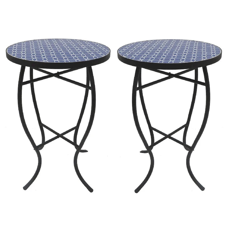 Table d'appoint Collection Mosaïque (lot de 2)