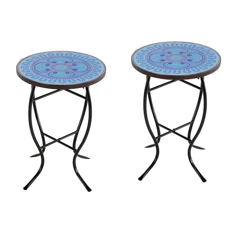 Table d'appoint Collection Mosaïque (lot de 2)