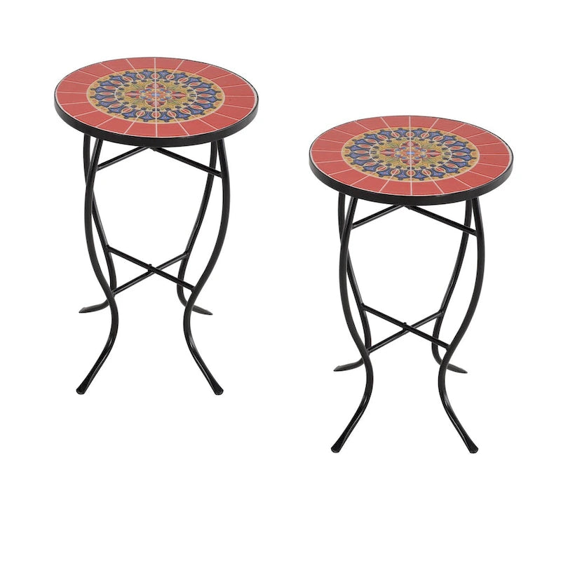 Table d'appoint Collection Mosaïque (lot de 2)
