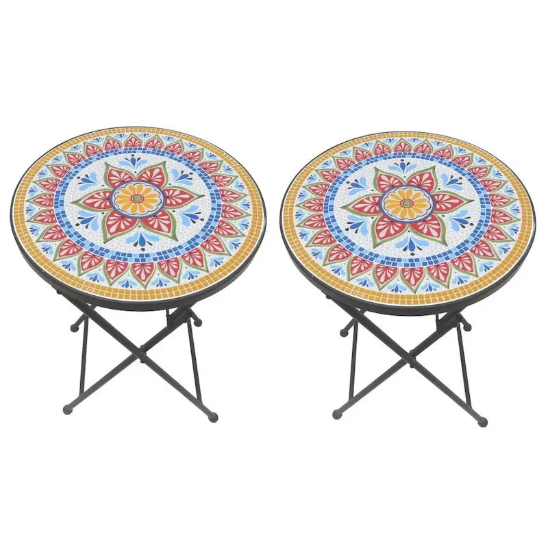 Table d'appoint Collection Mosaïque (lot de 2)