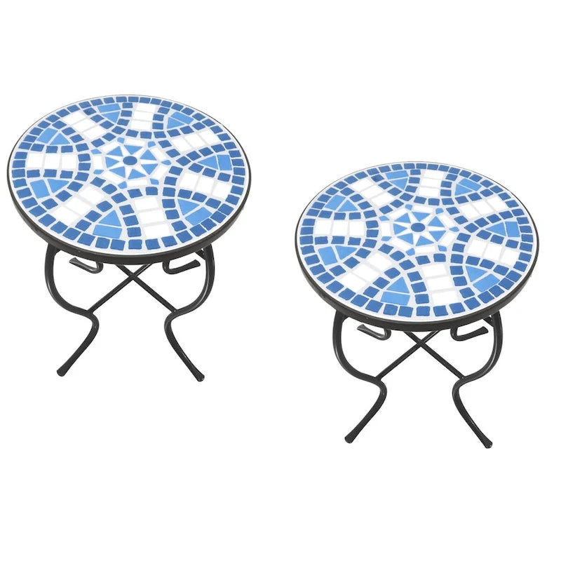 Table d'appoint Collection Mosaïque (lot de 2)