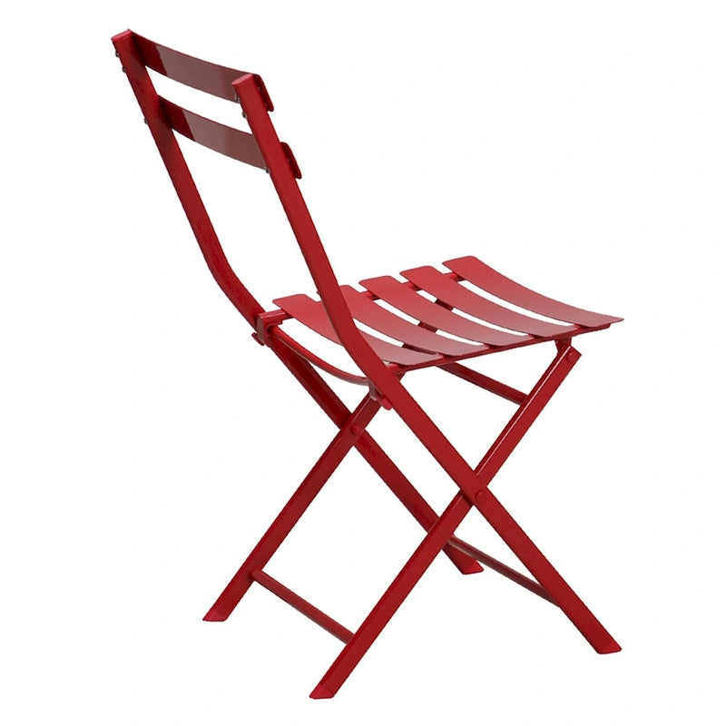 Ensemble de bistro 3 pièces avec table ronde et chaises pliantes – 31,7 H x 17,32 L x 16,53 P