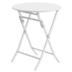 Ensemble de bistro 3 pièces avec table ronde et chaises pliantes – 31,7 H x 17,32 L x 16,53 P