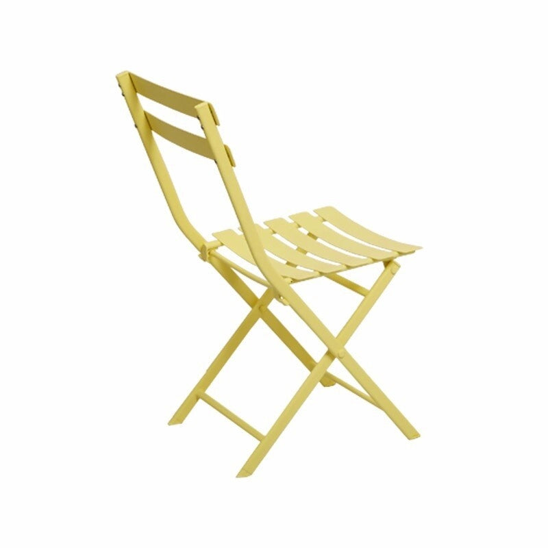 Ensemble de bistro 3 pièces avec table ronde et chaises pliantes – 31,7 H x 17,32 L x 16,53 P