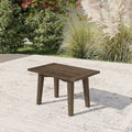 Tables d'appoint extérieures en bois pour meubles modulaires