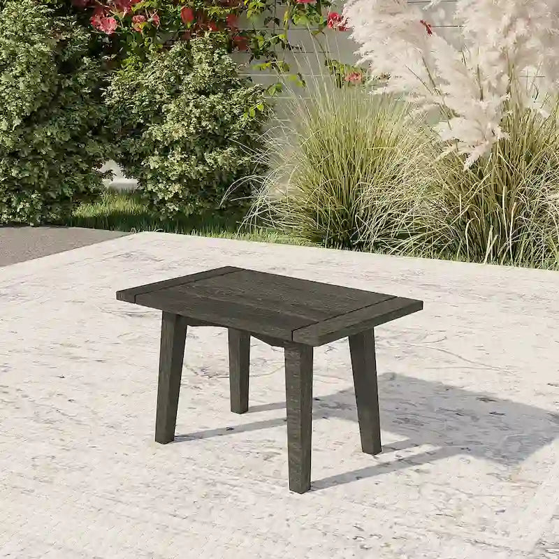 Tables d'appoint extérieures en bois pour meubles modulaires