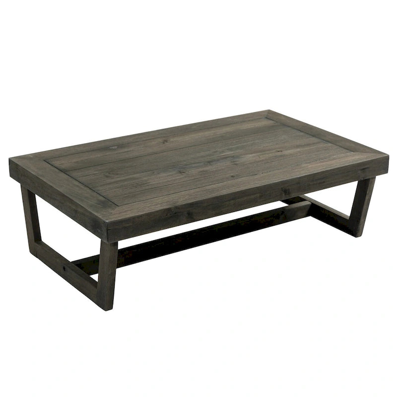 Tables d'appoint extérieures en bois pour meubles modulaires