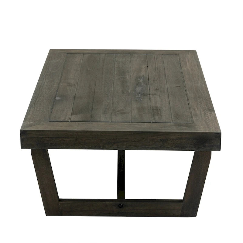 Tables d'appoint extérieures en bois pour meubles modulaires