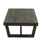 Tables d'appoint extérieures en bois pour meubles modulaires