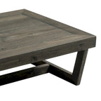 Tables d'appoint extérieures en bois pour meubles modulaires