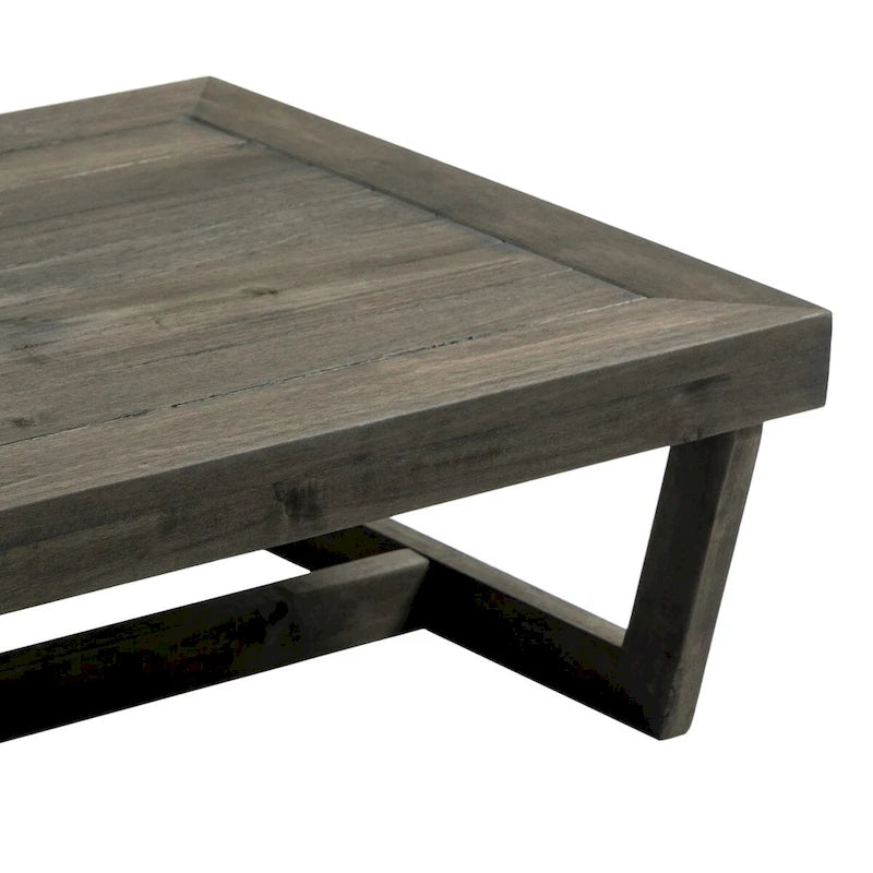 Tables d'appoint extérieures en bois pour meubles modulaires