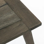 Tables d'appoint extérieures en bois pour meubles modulaires
