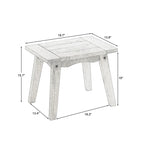 Tables d'appoint extérieures en bois pour meubles modulaires