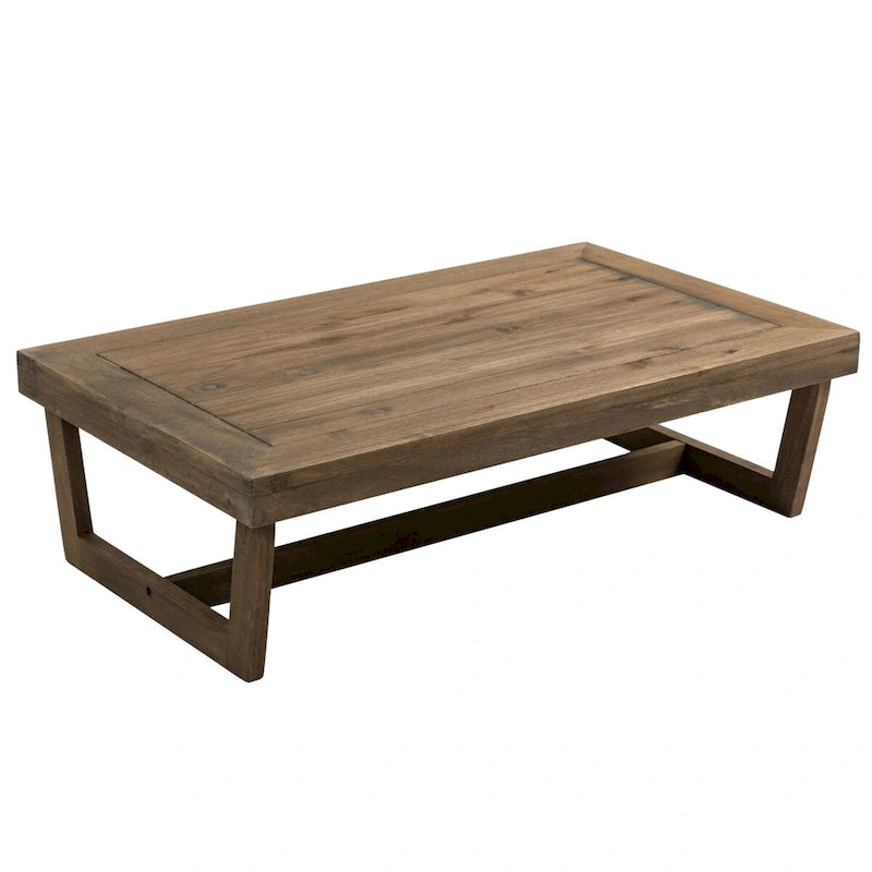 Tables d'appoint extérieures en bois pour meubles modulaires