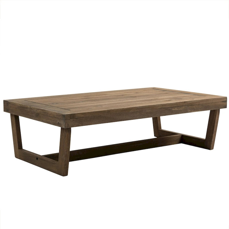 Tables d'appoint extérieures en bois pour meubles modulaires