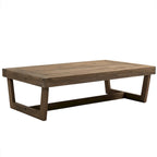Tables d'appoint extérieures en bois pour meubles modulaires