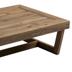 Tables d'appoint extérieures en bois pour meubles modulaires