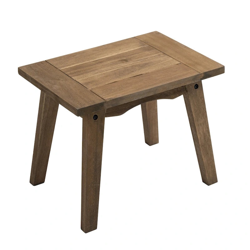 Tables d'appoint extérieures en bois pour meubles modulaires