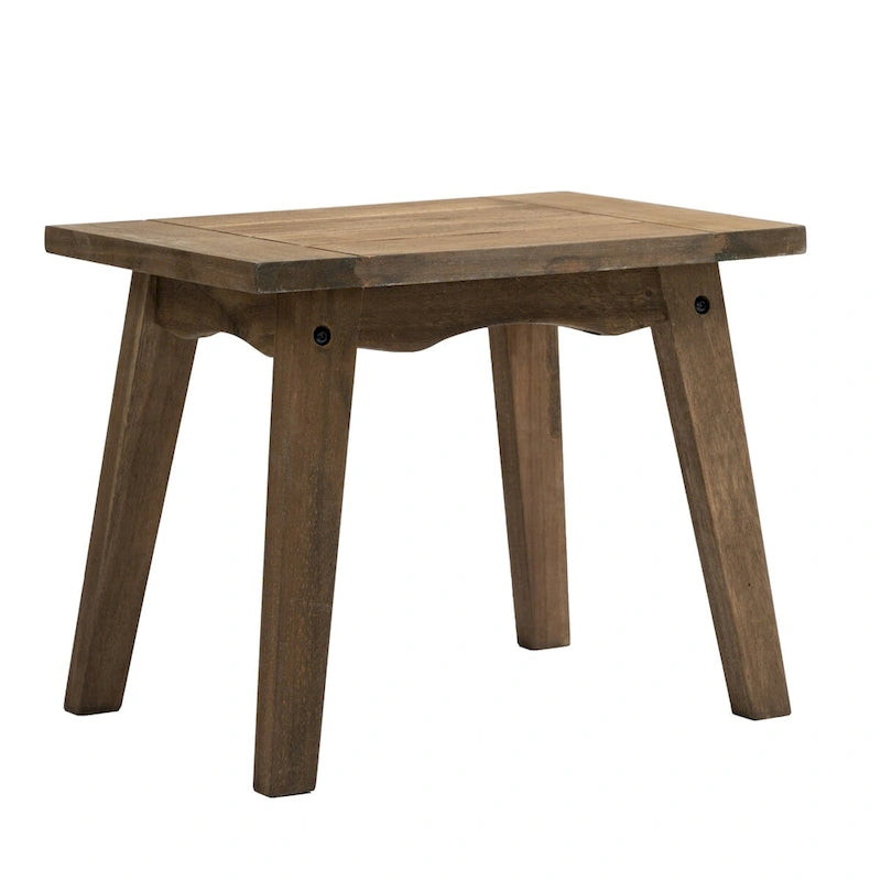 Tables d'appoint extérieures en bois pour meubles modulaires