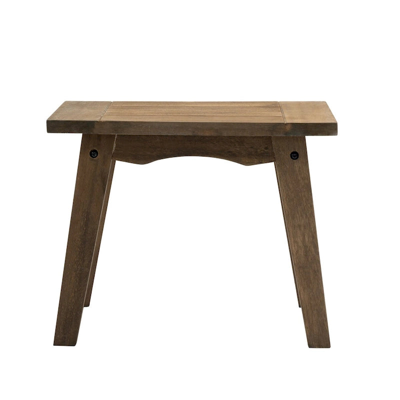 Tables d'appoint extérieures en bois pour meubles modulaires