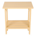 Table d'appoint rectangulaire d'extérieur Luca 19.75 pour patio