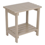 Table d'appoint rectangulaire d'extérieur Luca 19.75 pour patio