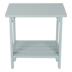 Table d'appoint rectangulaire d'extérieur Luca 19.75 pour patio
