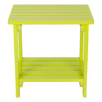 Table d'appoint rectangulaire d'extérieur Luca 19.75 pour patio