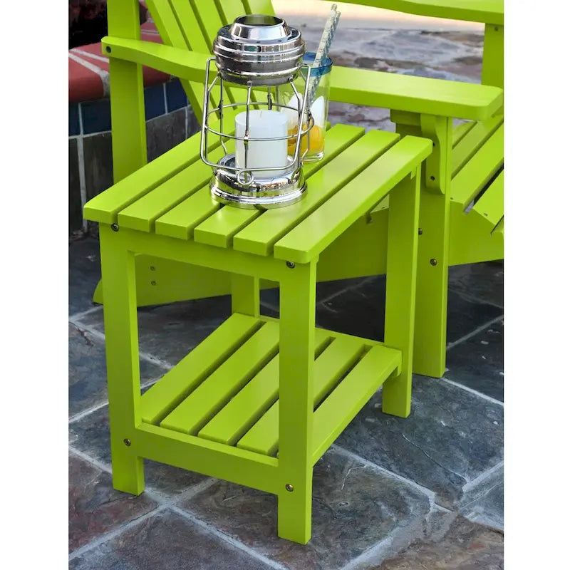 Table d'appoint rectangulaire d'extérieur Luca 19.75 pour patio