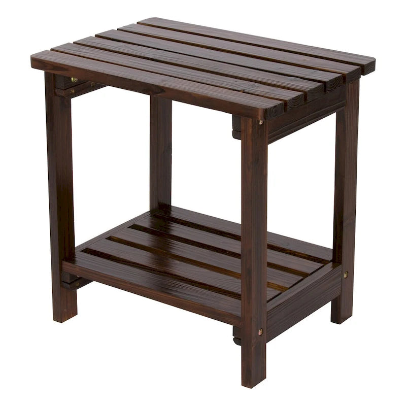 Table d'appoint rectangulaire d'extérieur Luca 19.75 pour patio